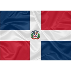 República Dominicana - Tamanho: 0.90 x 1.28m